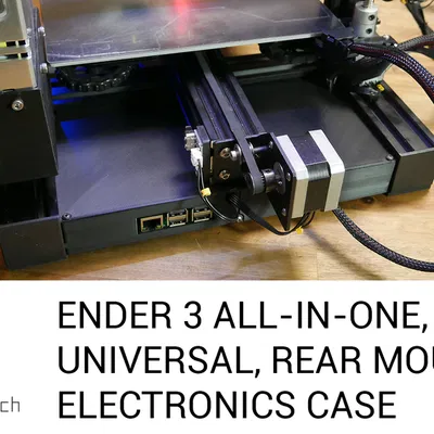 Hộp đựng đồ điện tử đa năng gắn sau cho Ender 3