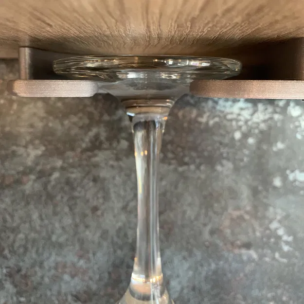 Giá đỡ ly rượu vang "Double Ds" đặt cạnh nhau - Image 6