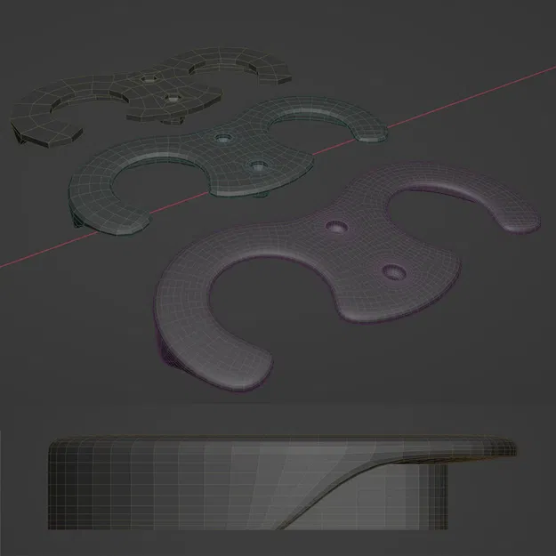 Giá đỡ ly rượu vang "Double Ds" đặt cạnh nhau - Image 7