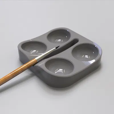 Khay Sơn & Giá Đựng Cọ Ergonomic #2