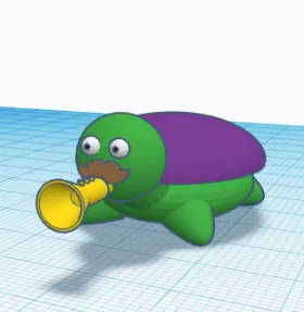 Rùa Kèn Đần Độn Derpy Trumpet Turtle - Image 1