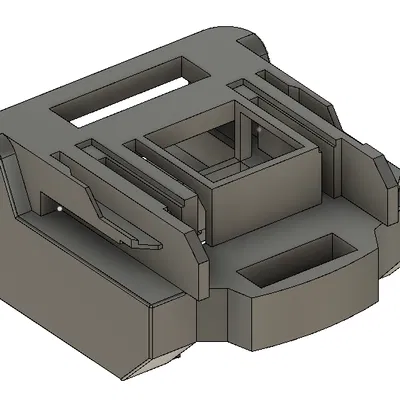 Bộ Chuyển Đổi Pin Từ Parkside X20 Sang Makita 18v | Thân Mở Rộng | Parametric | F3D