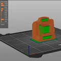 Bộ Chuyển Đổi Pin Từ Parkside X20 Sang Makita 18v | Thân Mở Rộng | Parametric | F3D - Thumbnail 2