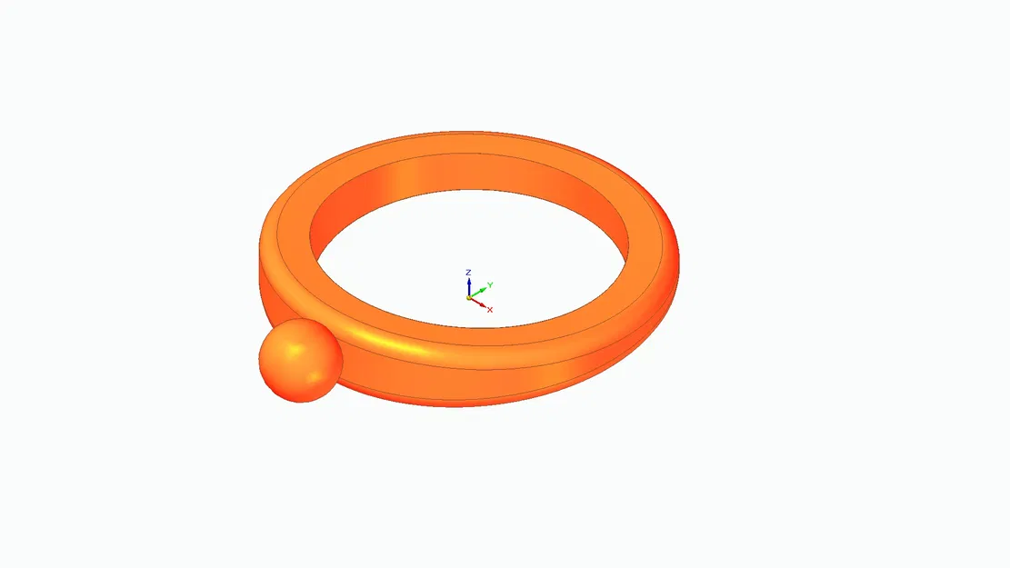 Nhẫn In 3D Với Chữ Tùy Chỉnh - Image 1