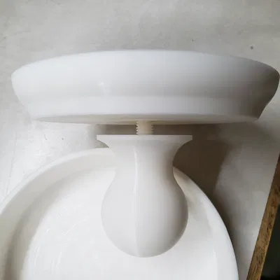 Khuôn ép burger có ren & Tay cầm kèm vít