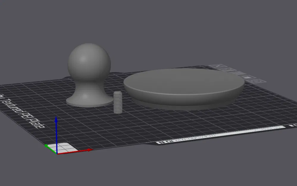 Khuôn ép burger có ren & Tay cầm kèm vít - Image 4