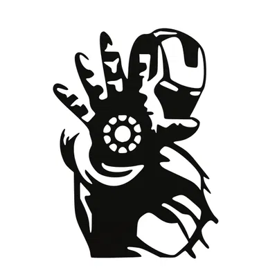 Mô hình Iron Man Cắt Laser và In 3D Trang Trí Tường