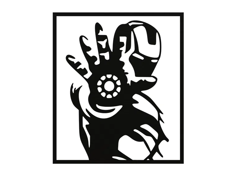 Mô hình Iron Man Cắt Laser và In 3D Trang Trí Tường - Image 4