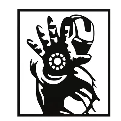 Mô hình Iron Man Cắt Laser và In 3D Trang Trí Tường