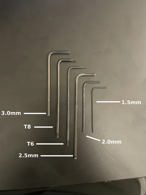 Kệ Giữ Lục Giác HSW Prusa 1.5mm - 3.0mm (Có Khe Torx) - Image 2