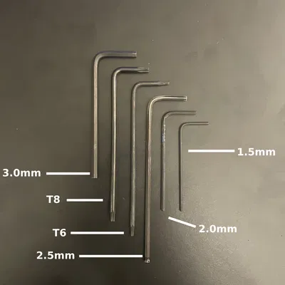 Kệ Giữ Lục Giác HSW Prusa 1.5mm - 3.0mm (Có Khe Torx)