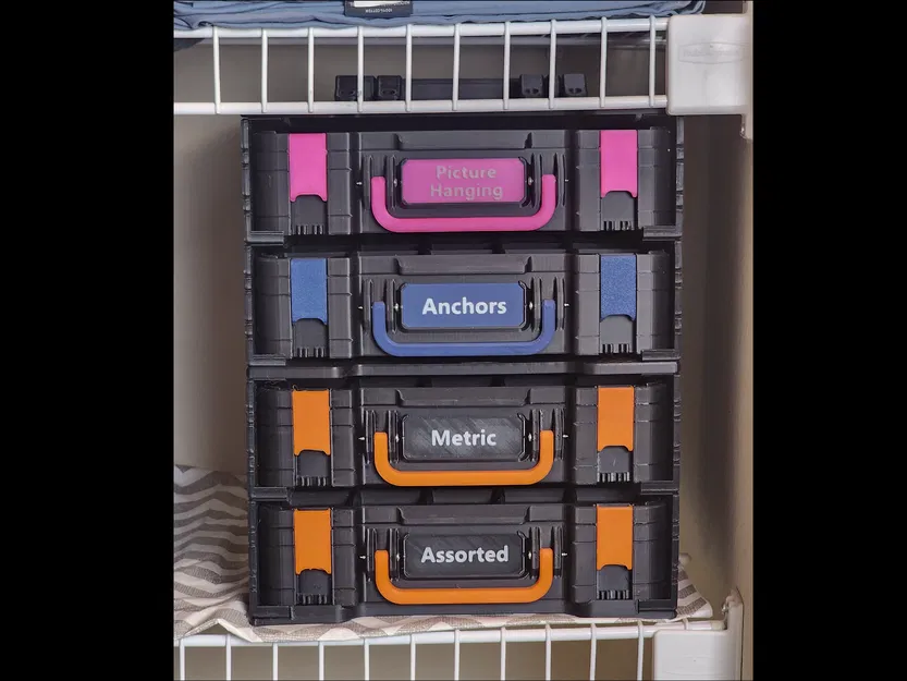 Hệ thống lưu trữ đa hộp mô-đun xếp chồng Gridfinity [Tham số] - Image 6