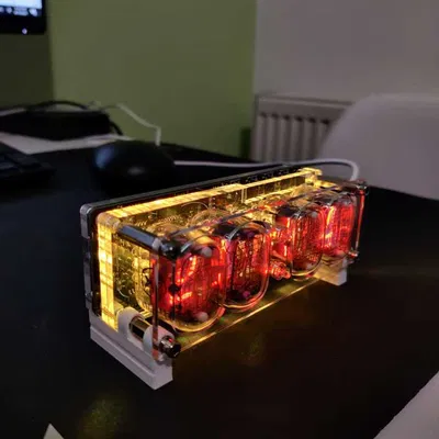 Chân đế đồng hồ Nixie đơn giản