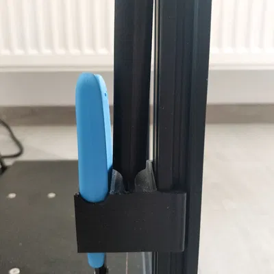 Ender 5 - Kẹp giữ cây cạo bed và kìm cắt