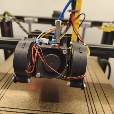 Ender 5 gắn V6 hotend nam châm