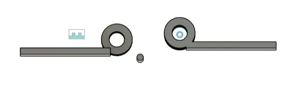 Bản Lề Chức Năng Có Thể Dán Keo - Image 1