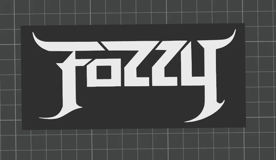 Biển Fozzy Band - Mẫu In 3D Trang Trí Tường - Image 1