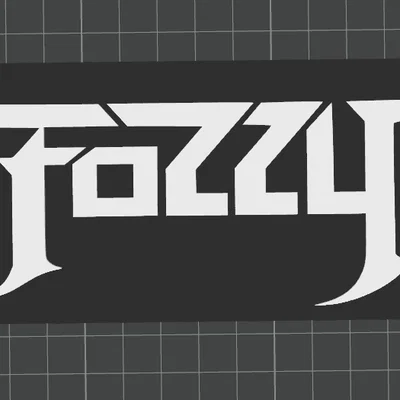 Biển Fozzy Band - Mẫu In 3D Trang Trí Tường
