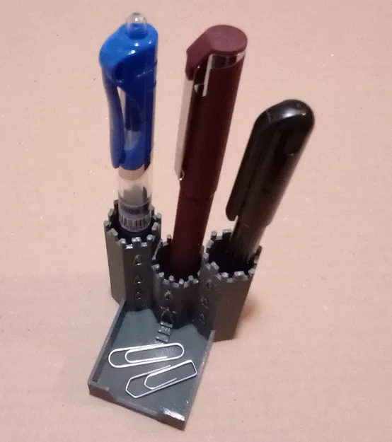 Chỗ cắm bút mini (lâu đài) - Image 3