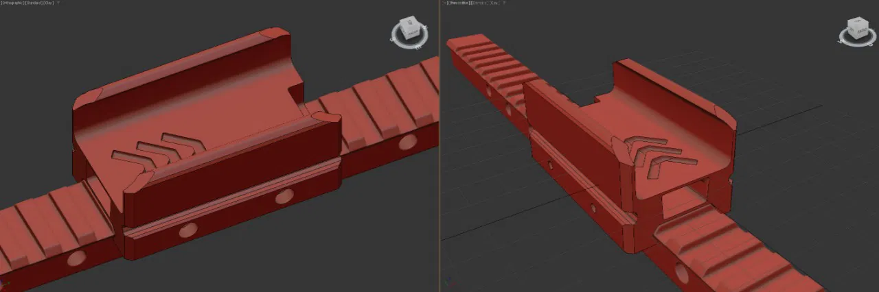 Adapter NiteCore EDC27 Gắn Ray RIS - Image 2