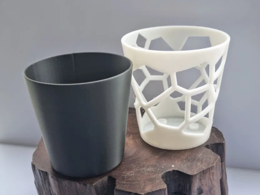 CHẬU TRỒNG XƯƠNG RỒNG & HOA NHỎ KIỂU VORONOI - Image 4