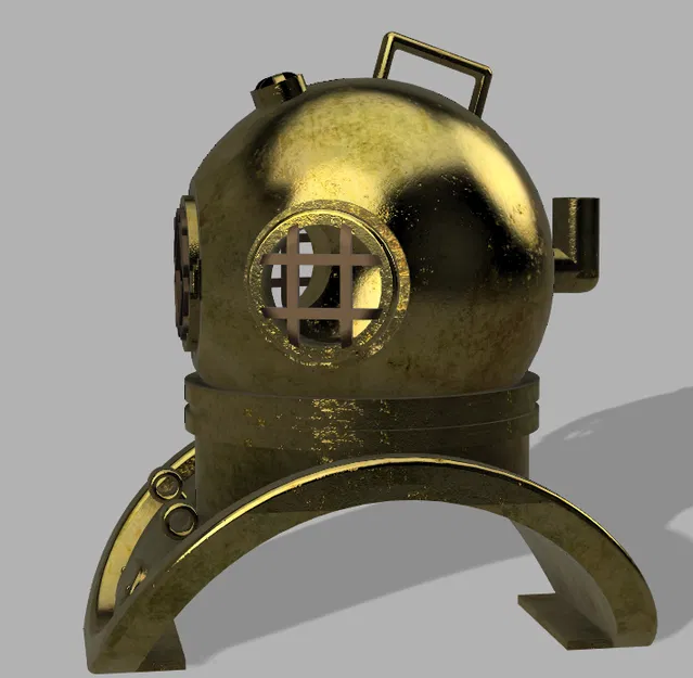 Nón Lặn Cổ Điển - Image 2