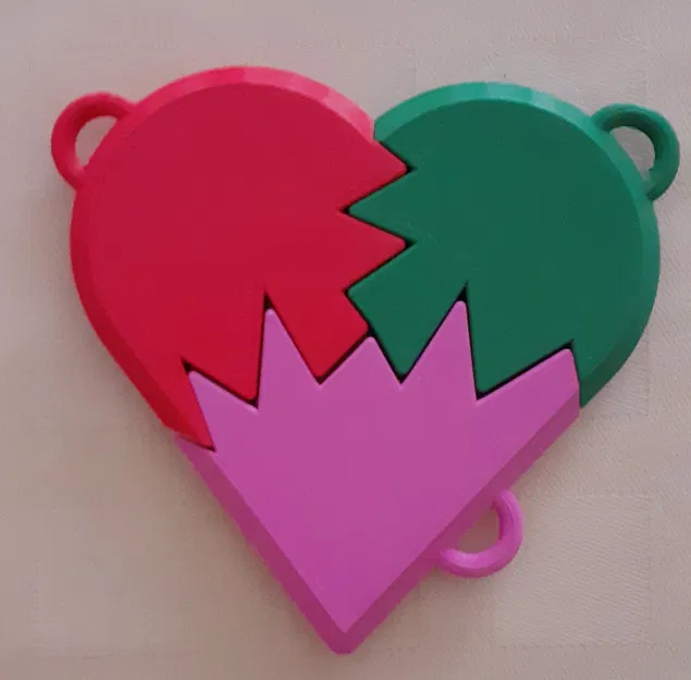 Trái tim tình bạn, 3 mảnh - Image 1