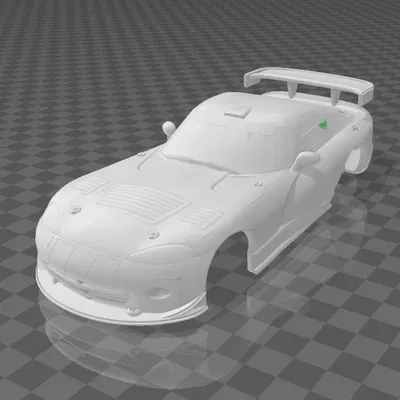 Mô hình Open Z V16 🆁Dodge Viper GTS-R 1998 Chiều dài cơ sở 90mm