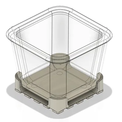 Giá đỡ hộp thủy tinh IKEA 365 (804.449.46) cho Gridfinity