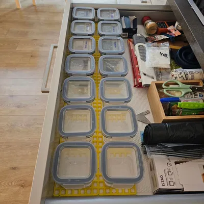 Giá đỡ hộp thủy tinh IKEA 365 (804.449.46) cho Gridfinity