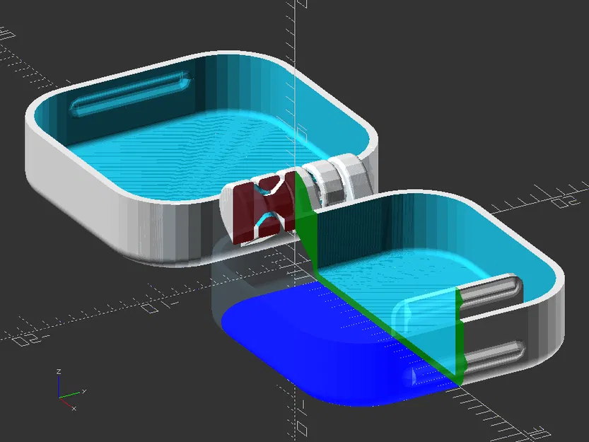 Hộp có bản lề đóng mở bằng kẹp - Image 2
