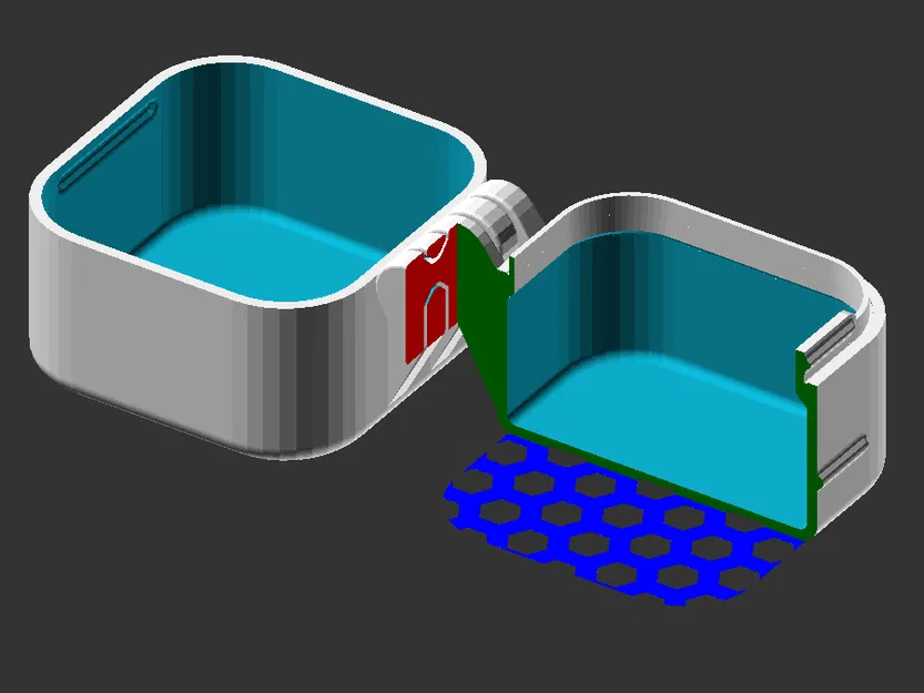 Hộp có bản lề đóng mở bằng kẹp - Image 4
