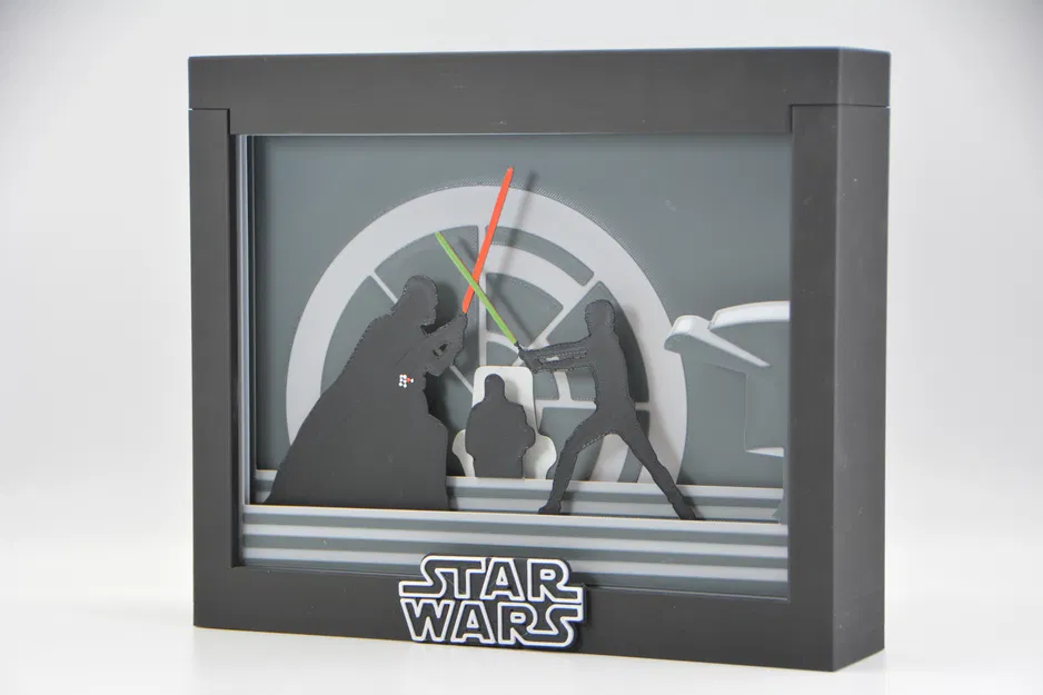 Mô hình Hộp Âm bản Đấu kiếm trên Death Star II Star Wars - Image 3