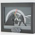 Mô hình Hộp Âm bản Đấu kiếm trên Death Star II Star Wars - Thumbnail 3