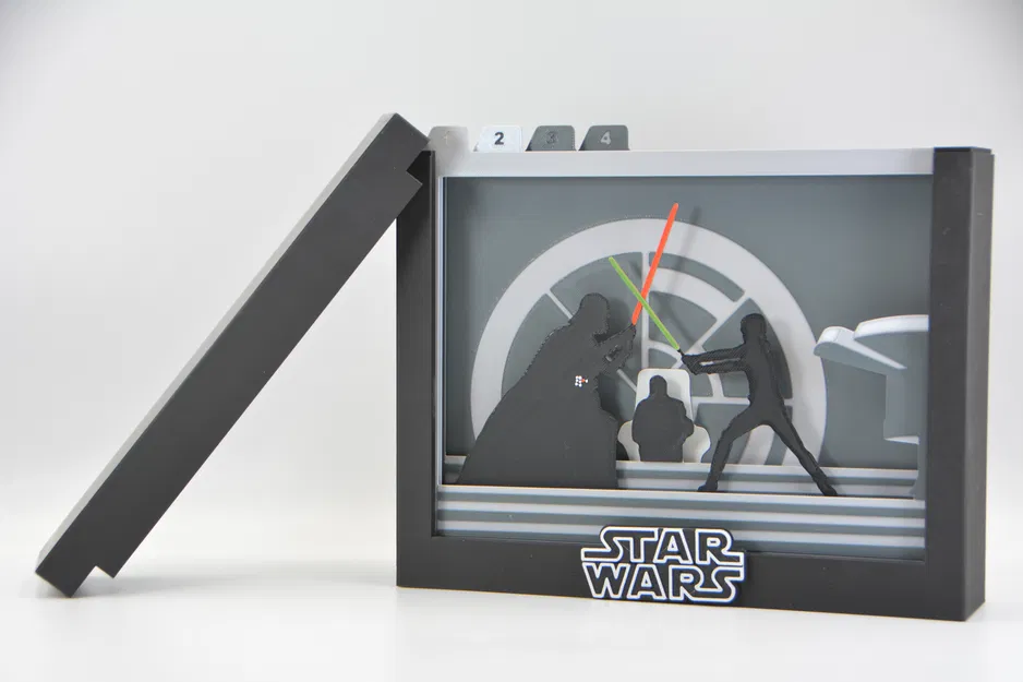 Mô hình Hộp Âm bản Đấu kiếm trên Death Star II Star Wars - Image 4