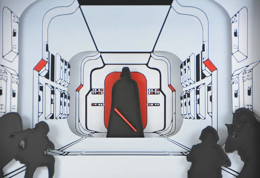 Hộp bóng đổ Star Wars: Cảnh đổ bộ lên tàu Tantive IV - Image 2