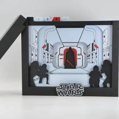 Hộp bóng đổ Star Wars: Cảnh đổ bộ lên tàu Tantive IV