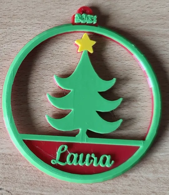 Trang Trí Noel Hình Quả Cầu Tùy Chỉnh Tên - Image 3