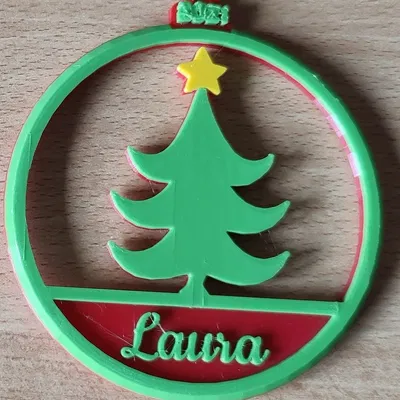 Trang Trí Noel Hình Quả Cầu Tùy Chỉnh Tên