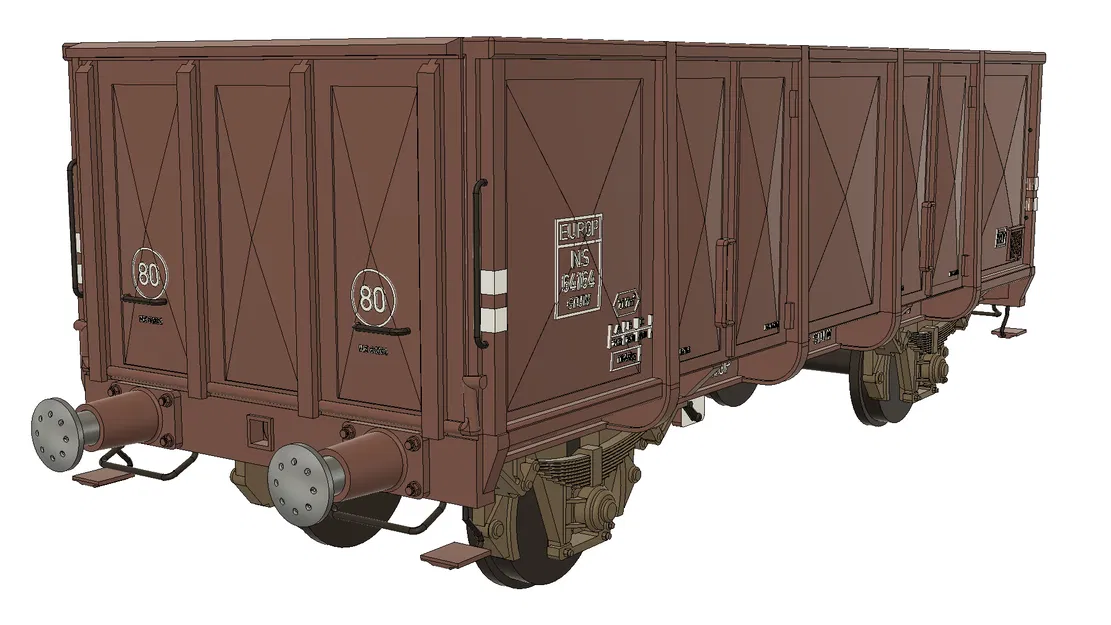 Toa chở than GTU Nederlandse Spoorwegen - Ray 1/ 1:32 - Image 1