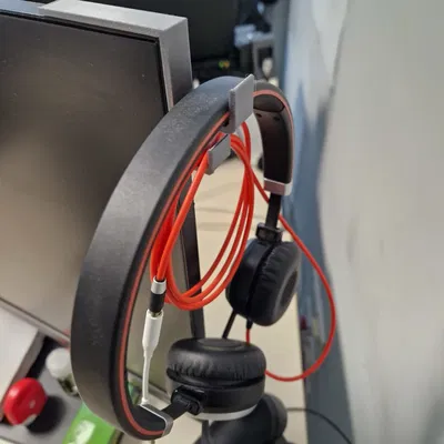 Kệ Tai Nghe Gắn Màn Hình Máy Tính