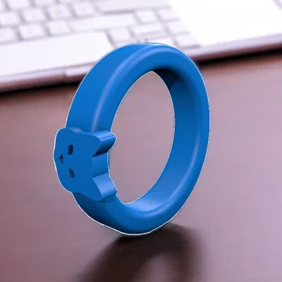 Nhẫn hình mèo độc đáo