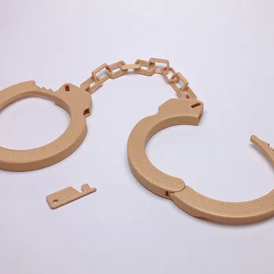 Còng Tay Đồ Chơi Có Chìa Khóa (In Liền)