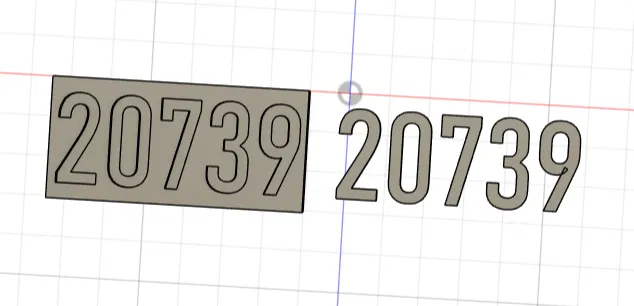 Số Inlay Pixelated 20739 - Image 1