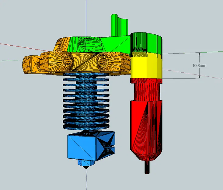 Giá đỡ BlTouch Nhanh & Dễ dàng cho Kossel Mini E3D V6 Effector - Image 7