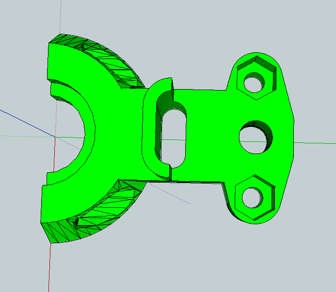 Giá đỡ BlTouch Nhanh & Dễ dàng cho Kossel Mini E3D V6 Effector - Image 9
