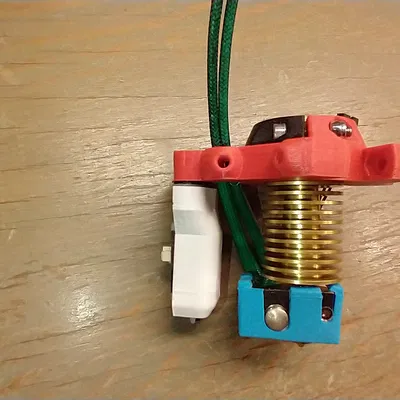 Kossel Mini E3D V6 Effector kèm ngàm gắn BlTouch