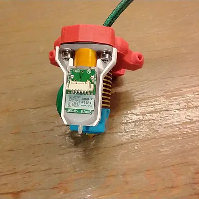 Kossel Mini E3D V6 Effector kèm ngàm gắn BlTouch