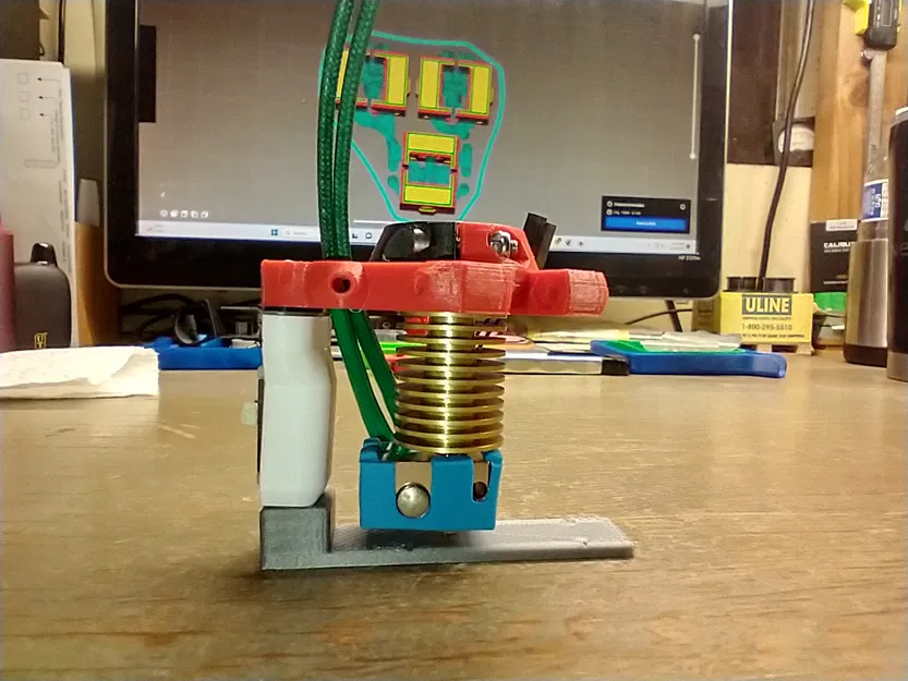 Kossel Mini E3D V6 Effector kèm ngàm gắn BlTouch - Image 3