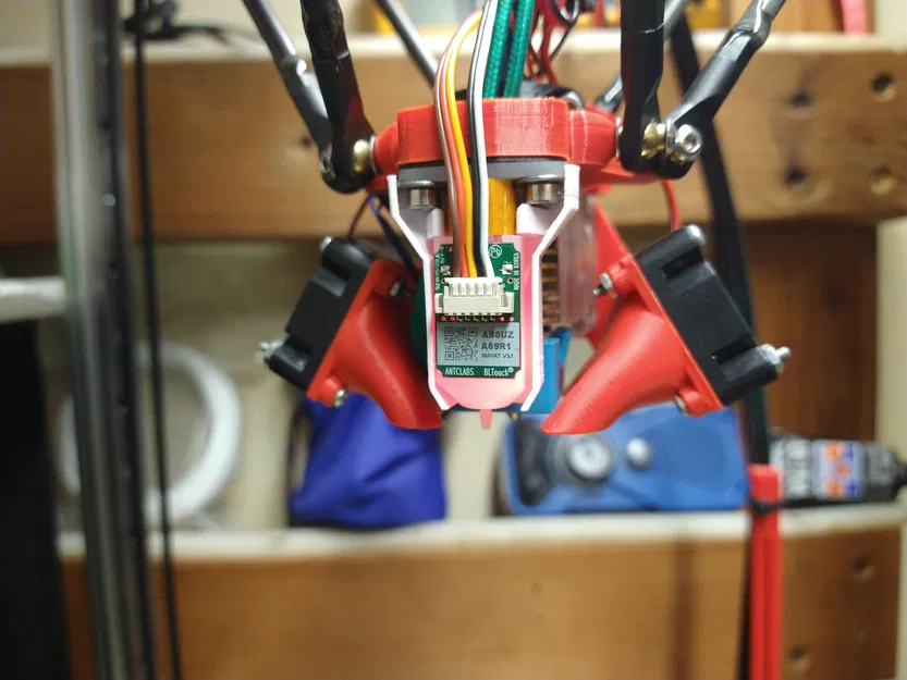 Kossel Mini E3D V6 Effector kèm ngàm gắn BlTouch - Image 15